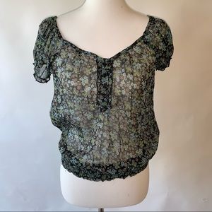 Fire Los Angeles green top